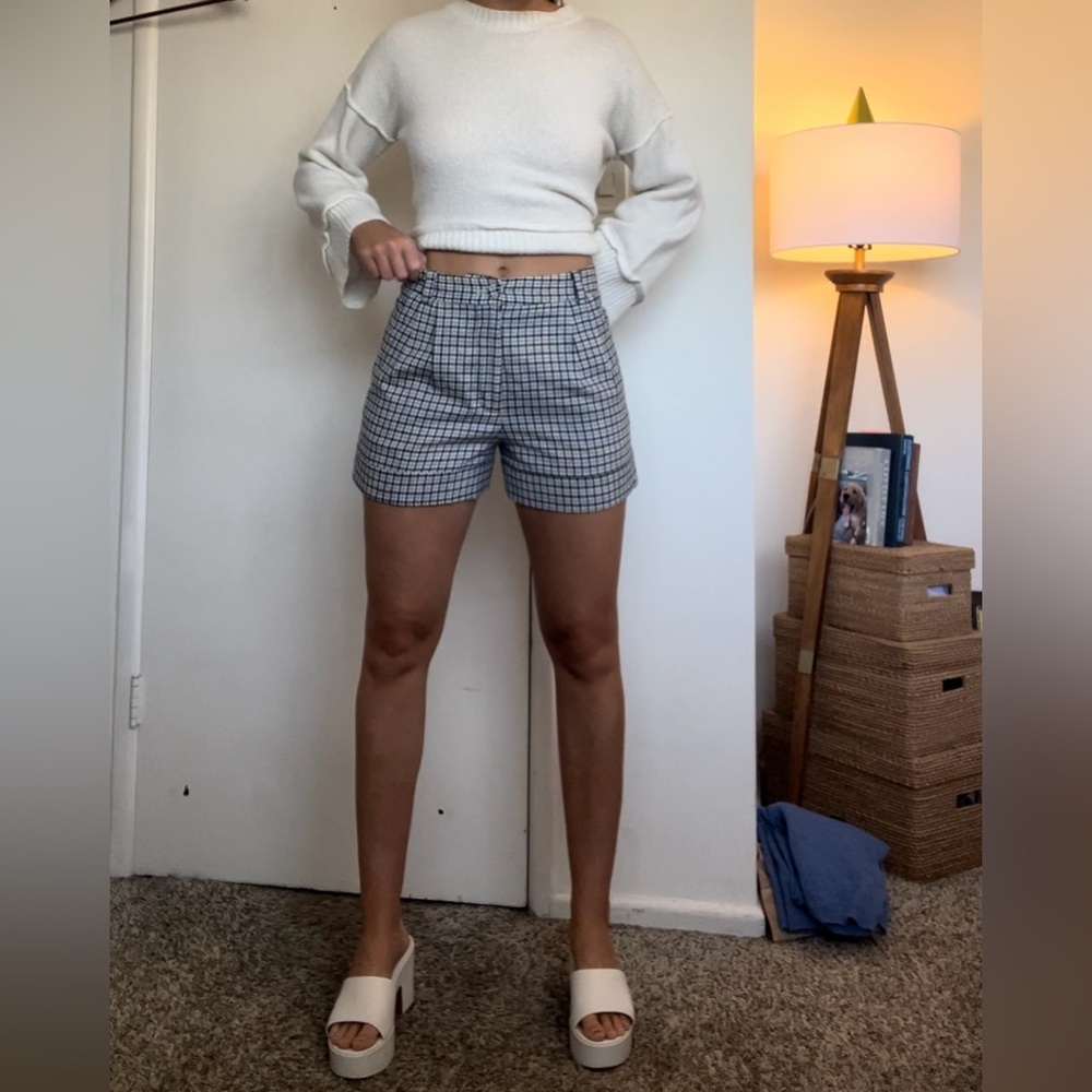 Plaid shorts